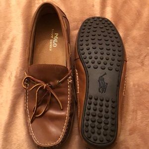 Polo Ralph Lauren 10 D Men Shoes Leather Loafers